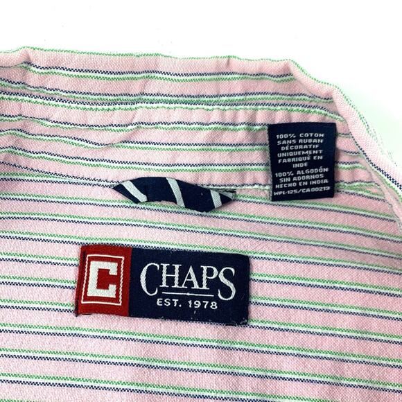 Pink Striped Button Down - Picture 6 of 9